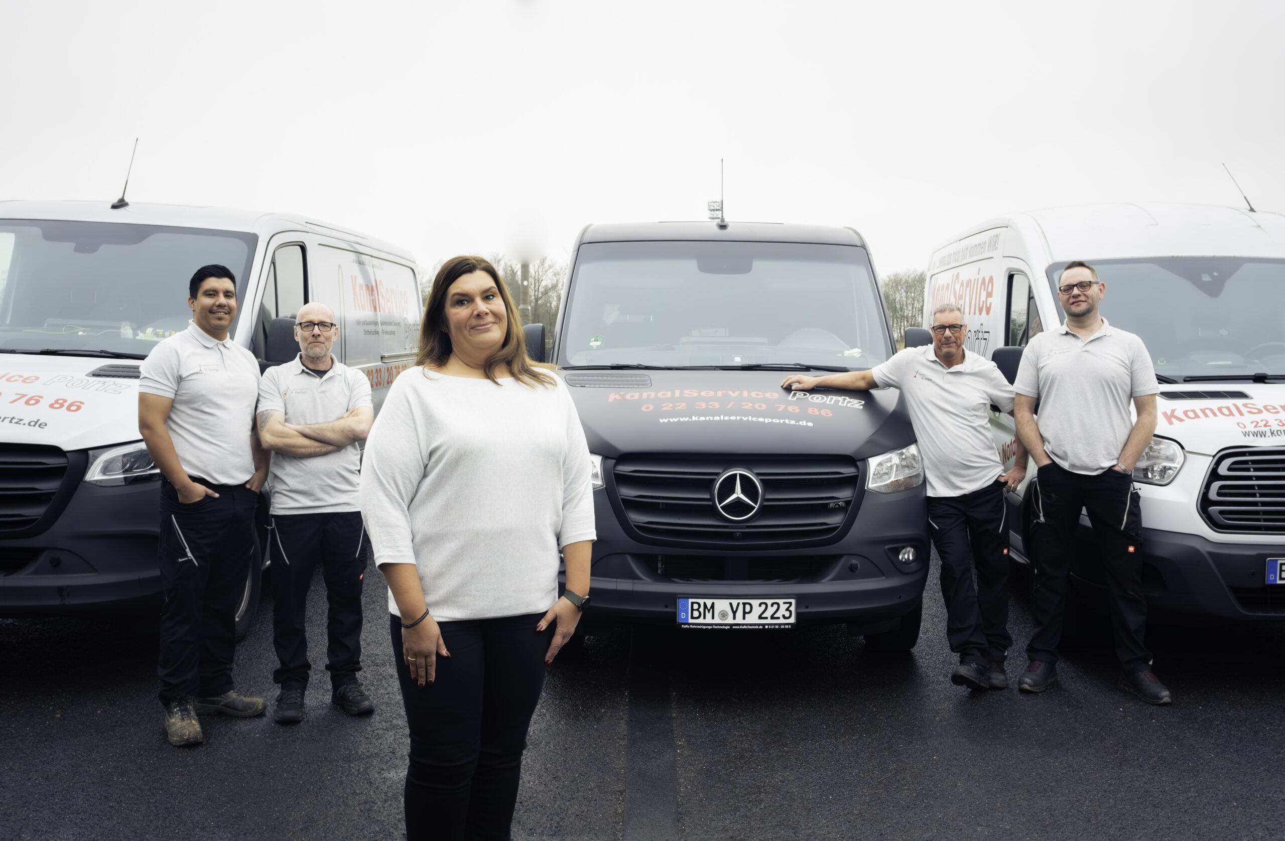 Das Team von Kanalservice Portz aus Hürth